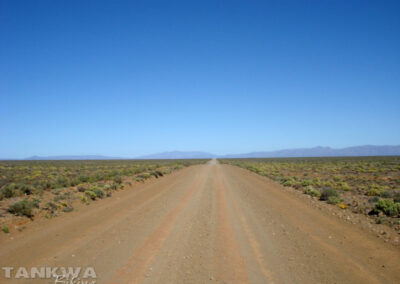 Biking on well-maintained gravel roads